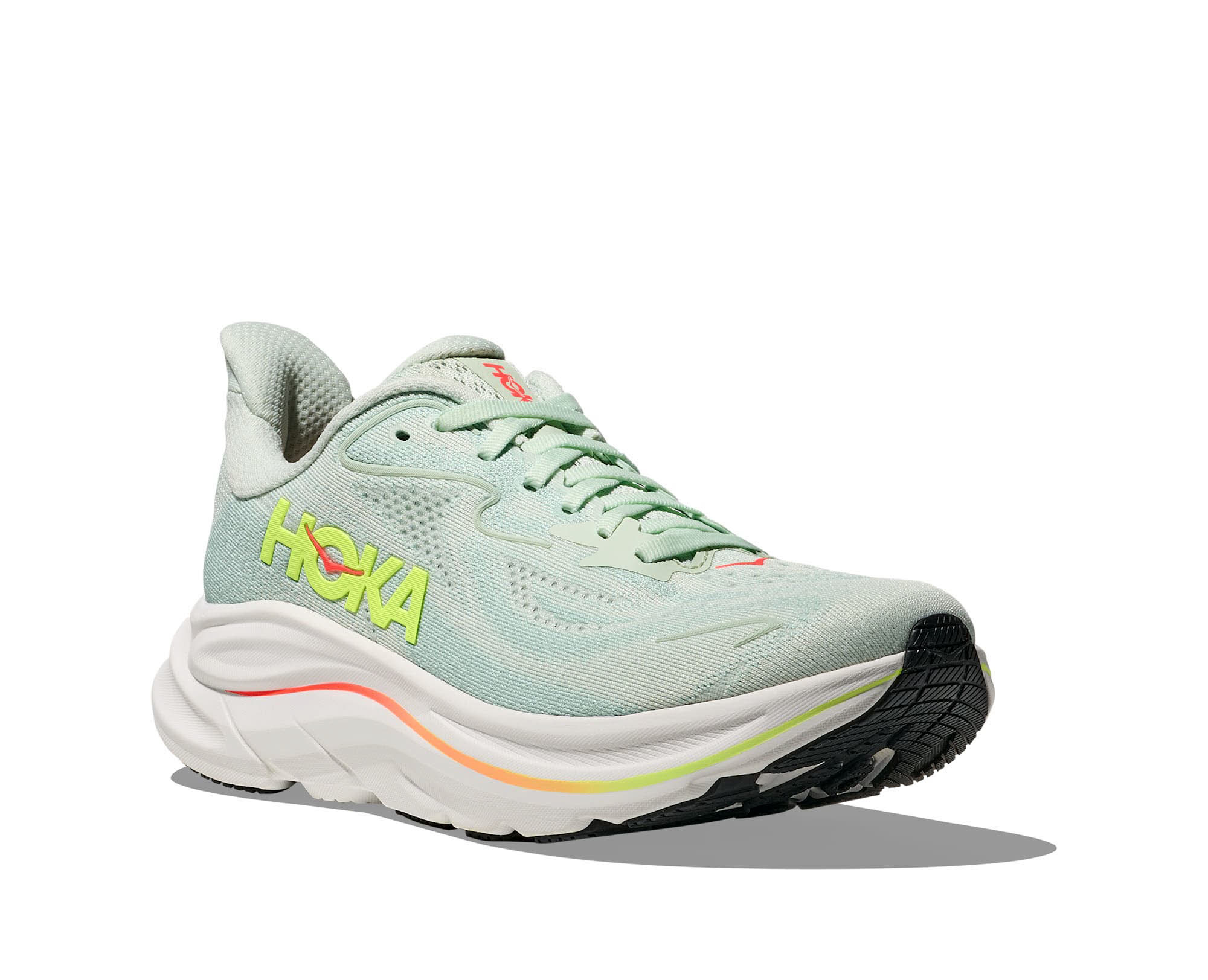 Hoka Clifton 10 Damen Laufschuhe Joggingschuhe grün/weiß