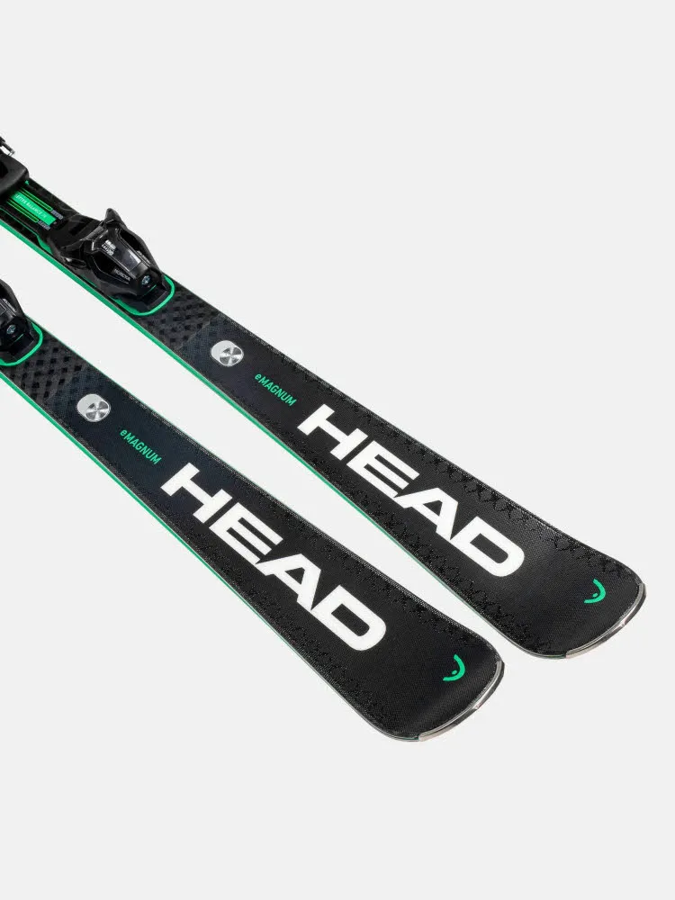 Head Supershape e-Magnum + PRD 12 GW 2025/26 Sportcarver Skiset schwarz/grün