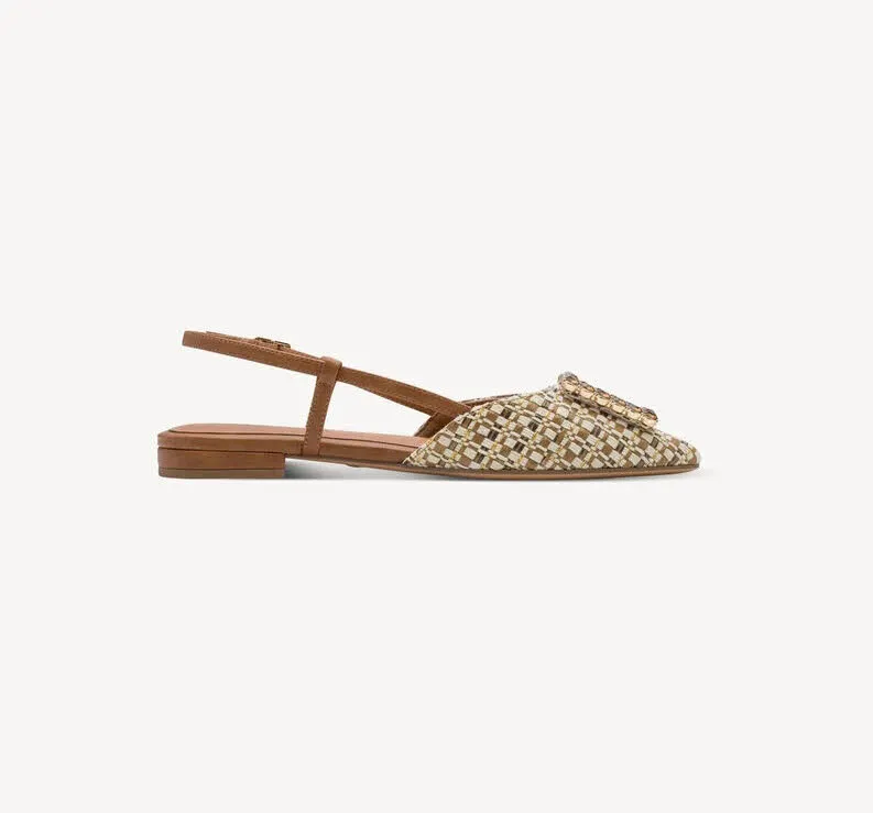 Tamaris Damen Pumps Slingpumps beige braun