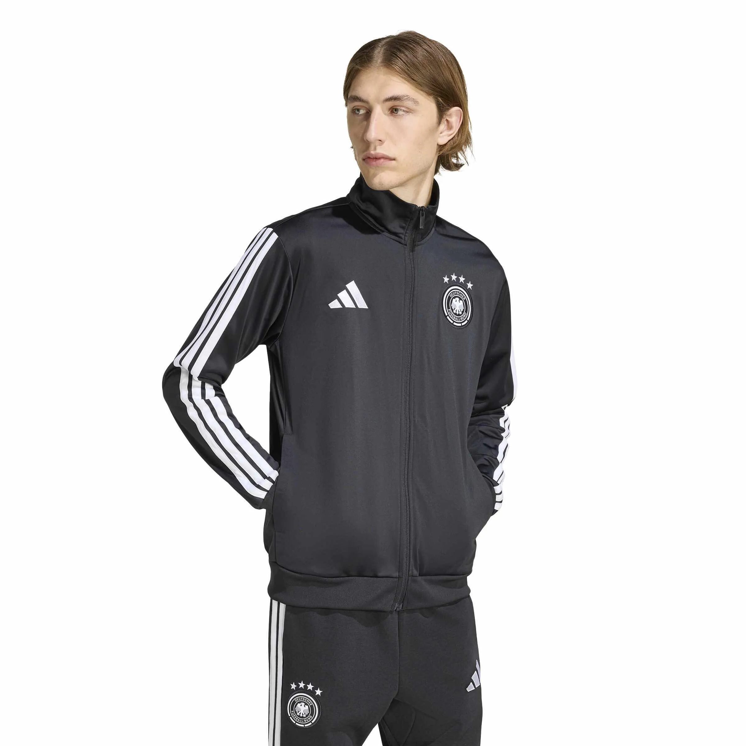 adidas DFB DNA Track Top Herren Trainingsjacke schwarz