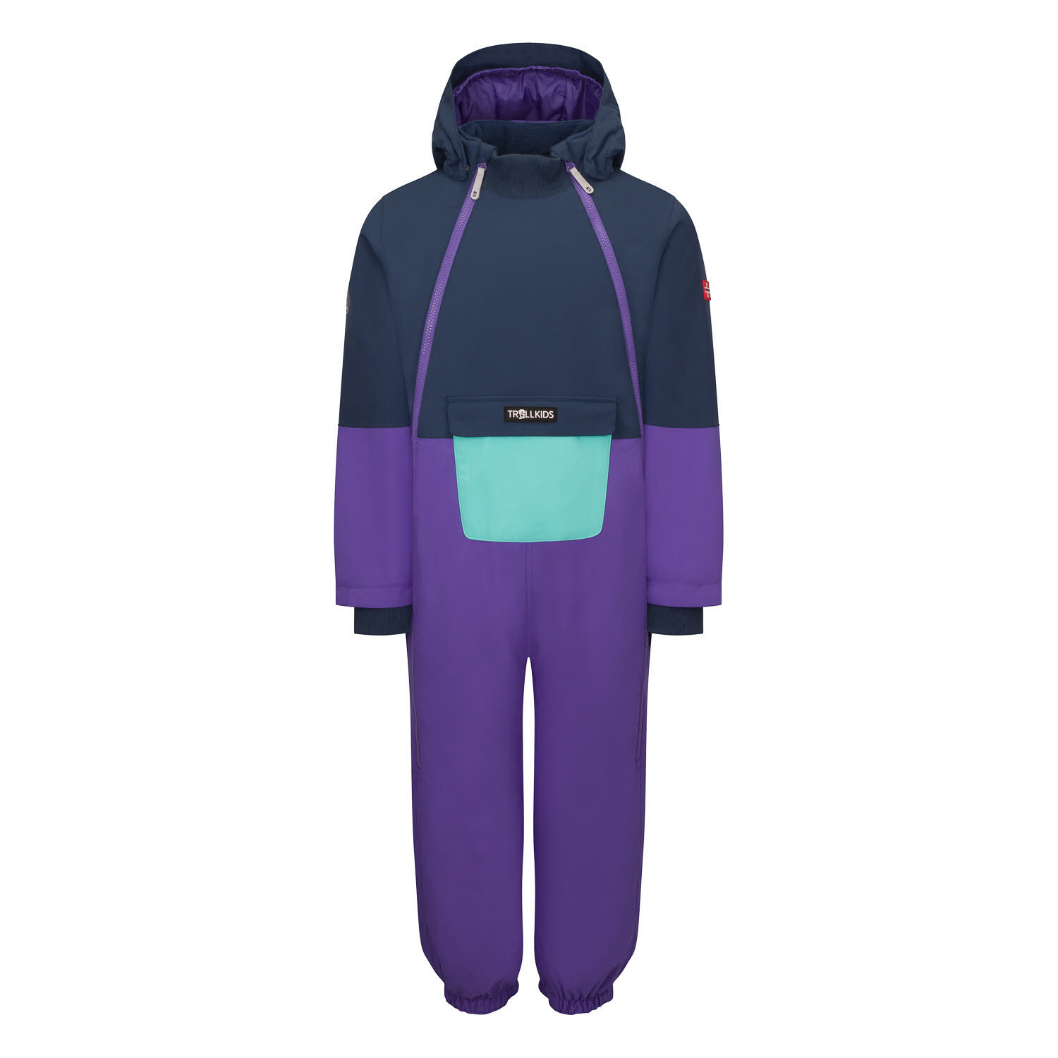 Trollkids Narvik Snowsuit Mädchen Schneeanzug lila