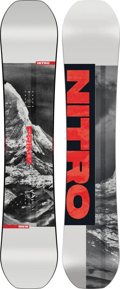 NITRO PRIME RAW WIDE Herren Snowboard schwarz