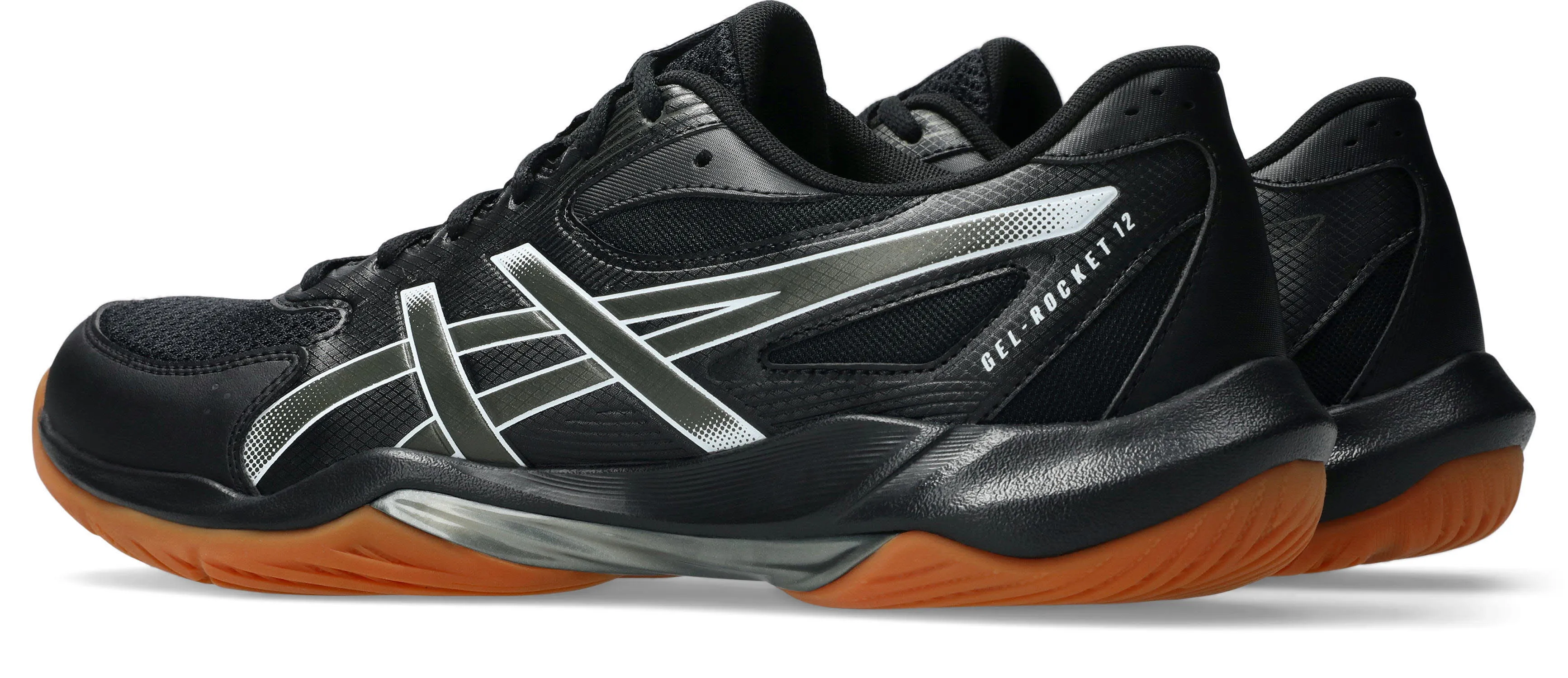 Asics GEL-ROCKET 12 Herren Sportschuhe Hallenschuhe black/gunmetal
