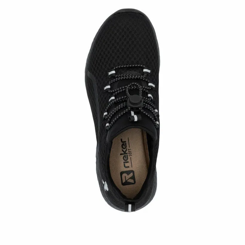 Rieker Damen Sneaker Low schwarz