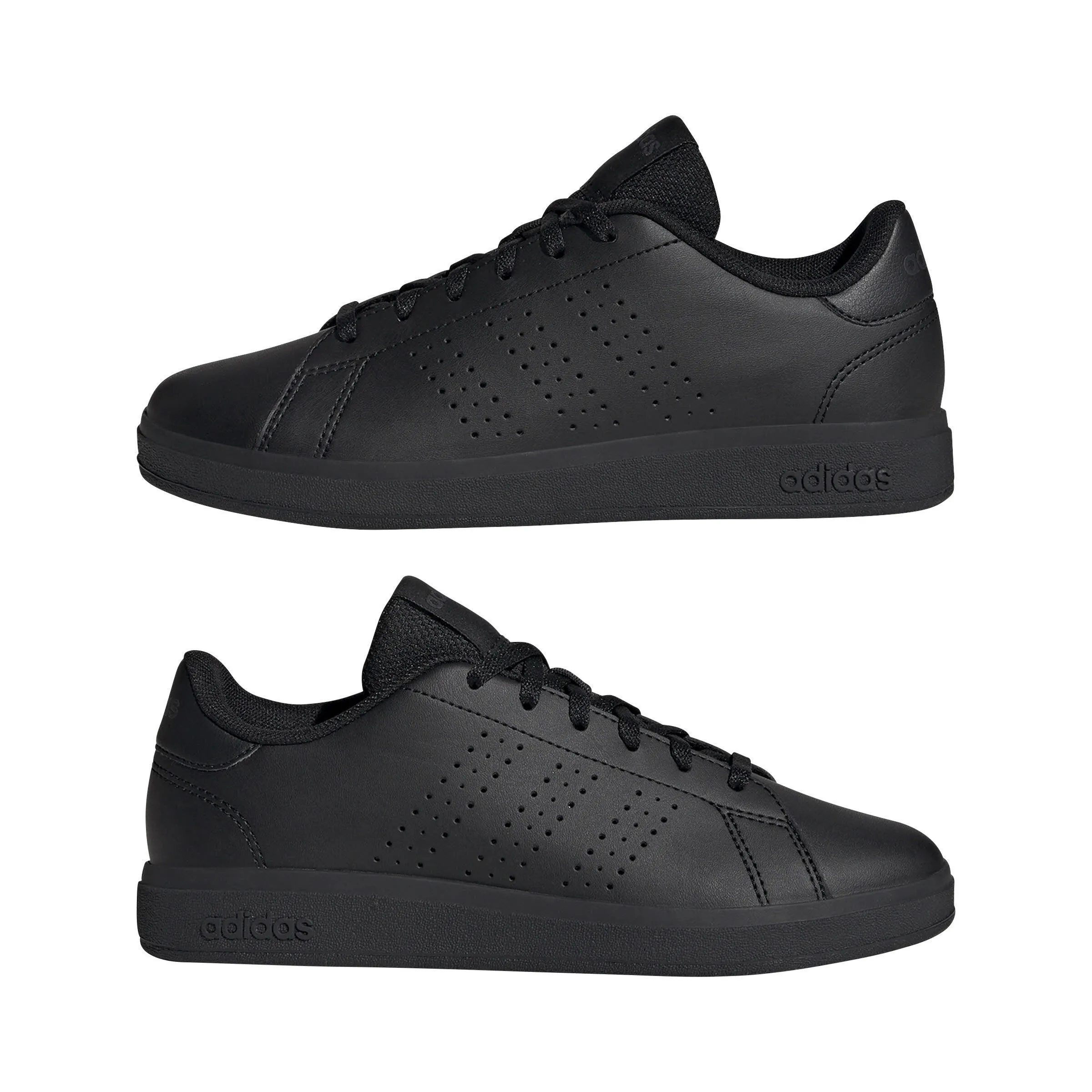 adidas ADVANTAGE BASE 2.0 Kinder Sneaker Freizeitschuhe schwarz
