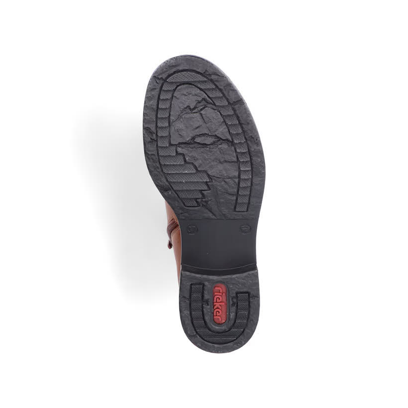 Rieker Stiefelette Schnürrer Freizeitchuh Damen braun