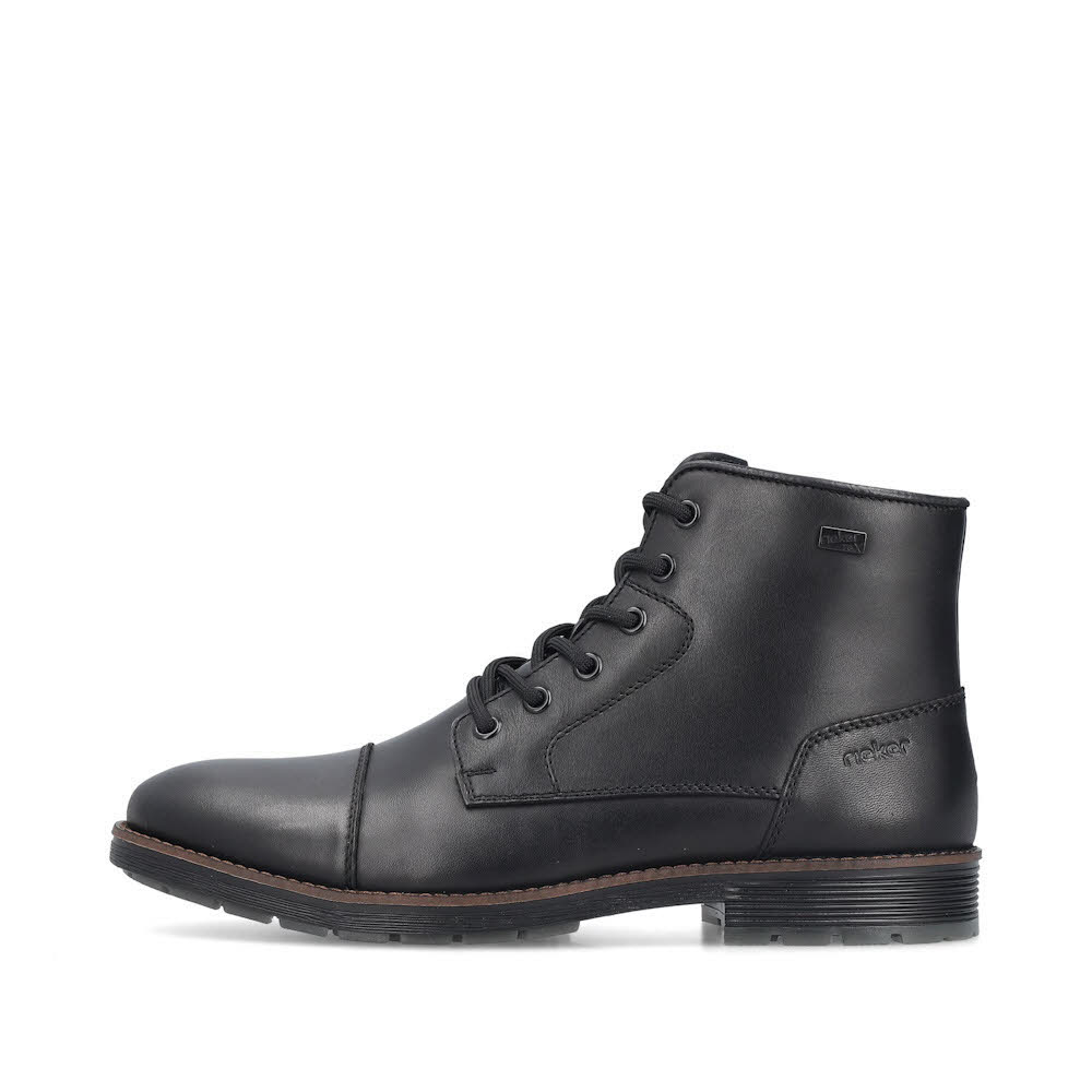 Rieker Schnürstiefel Herren Freizeitstiefel Stiefelette schwarz