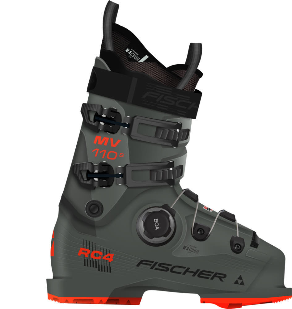 Fischer RC4 110 MV S BOA GW RHINO GREY Unisex Skischuhe Ski Alpin Stiefel Skiboots grau
