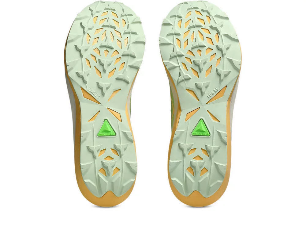 Asics FUJISPEED 4 Unisex Joggingschuhe Laufschuhe lime green/cream