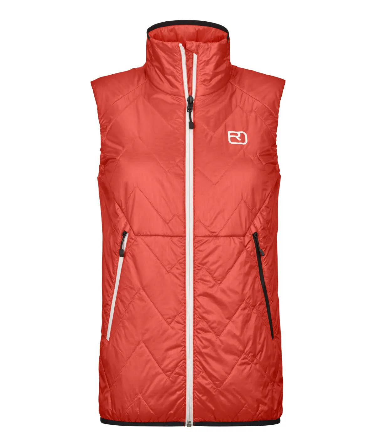 Ortovox Swisswool Piz Vial Vest Damen Outdoorweste rot