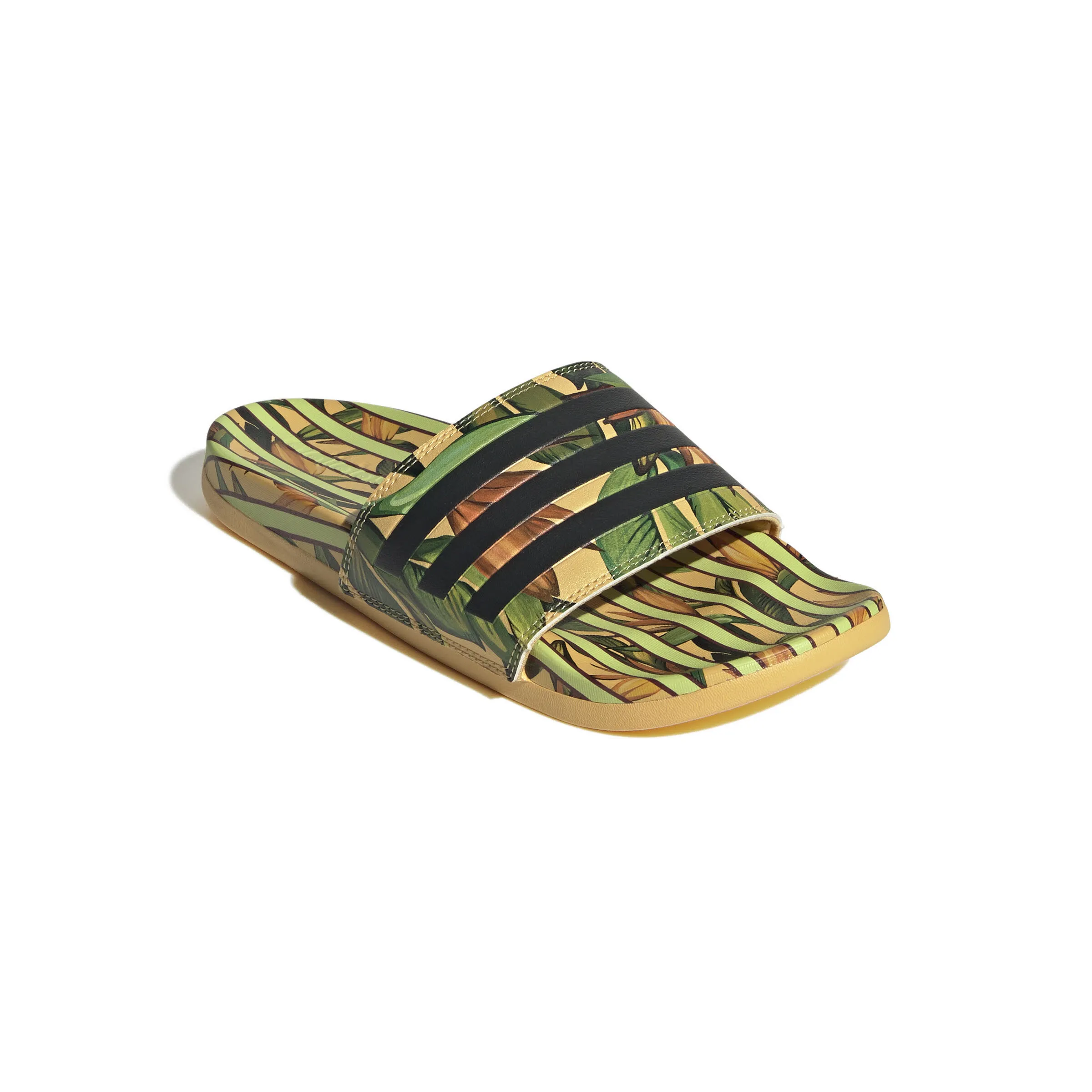 adidas Adilette Comfort Badeschuhe Damen grün gelb