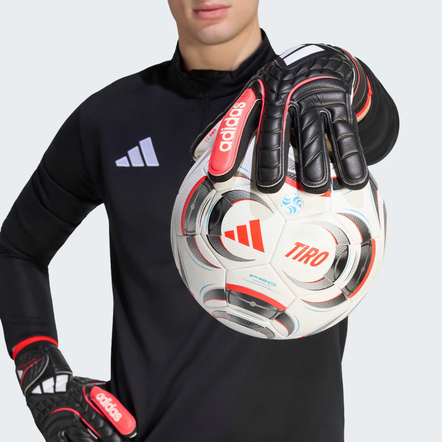 adidas COPA LEAGUE Unisex Torwarthandschuhe schwarz/rot