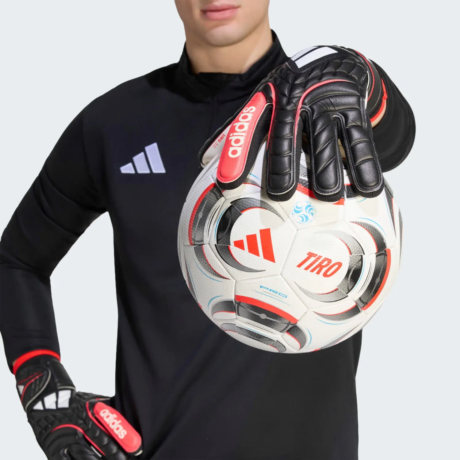 adidas COPA LEAGUE Unisex Torwarthandschuhe schwarz/rot