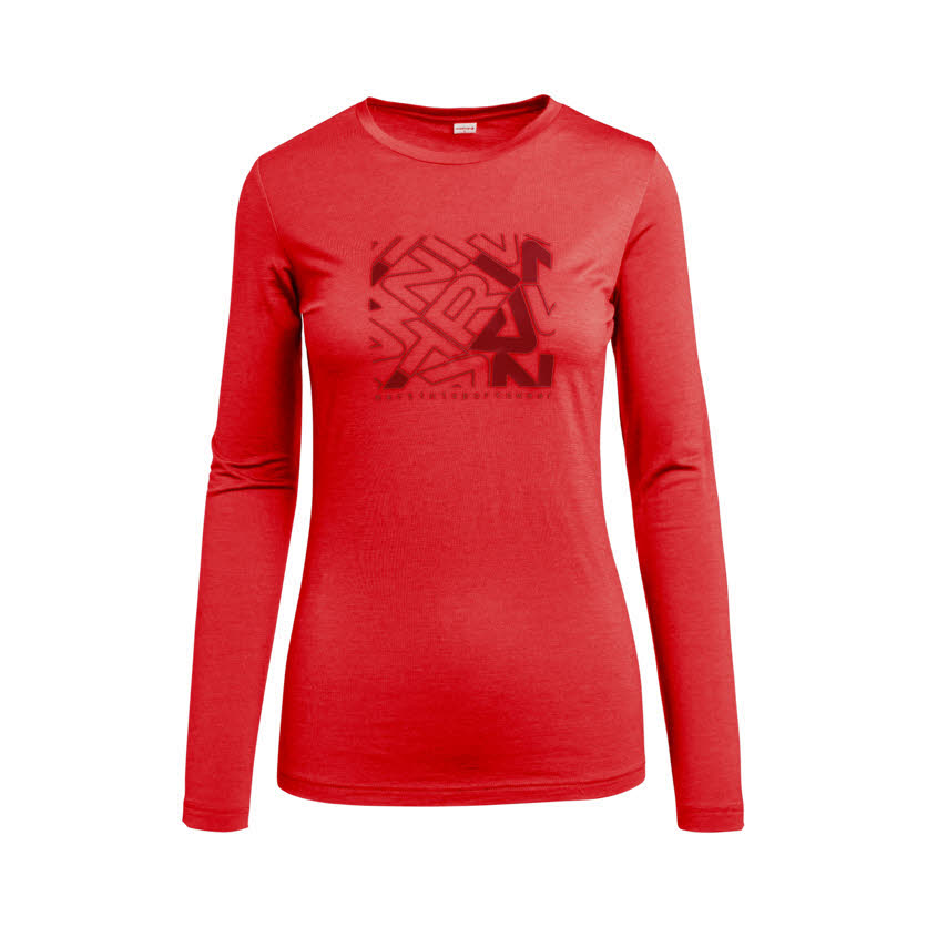 Martini BREATH Langarmshirt Funktionsshirt Freizeitshirt Damen rot