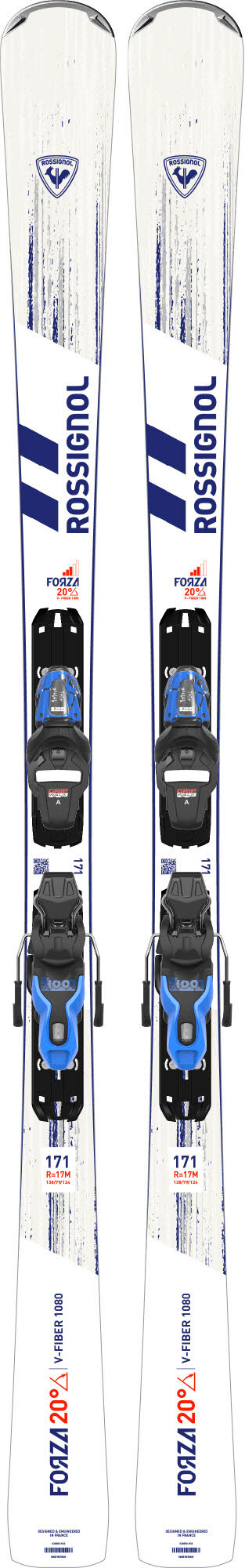 Rossignol FORZA 20° V-FG1080 + XP10 GW Sportcarver Ski Einsteiger 24/25 weiß
