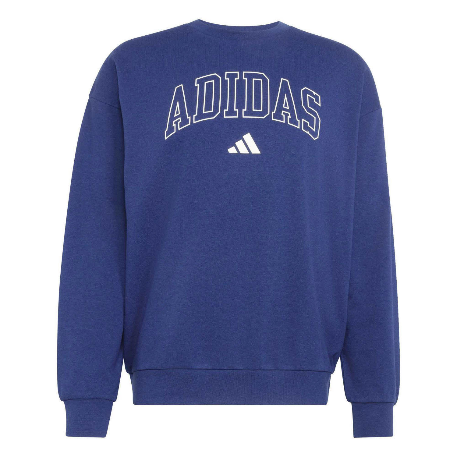 adidas Seasonal Essentials Collegiate French Terry Crew Herren Sweatshirt Pullover blau