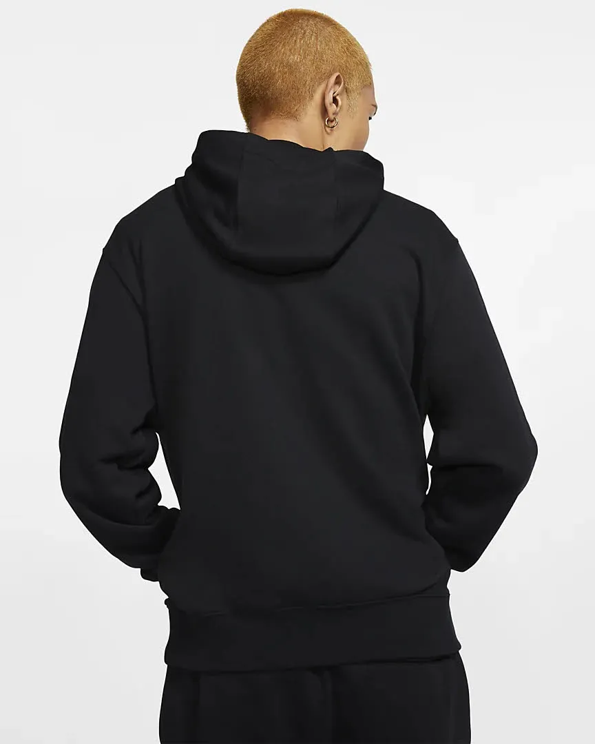Nike M NSW CLUB HOODIE FZ FT Herren Sweatjacke Kapuzenjacke Sportweste schwarz NEU