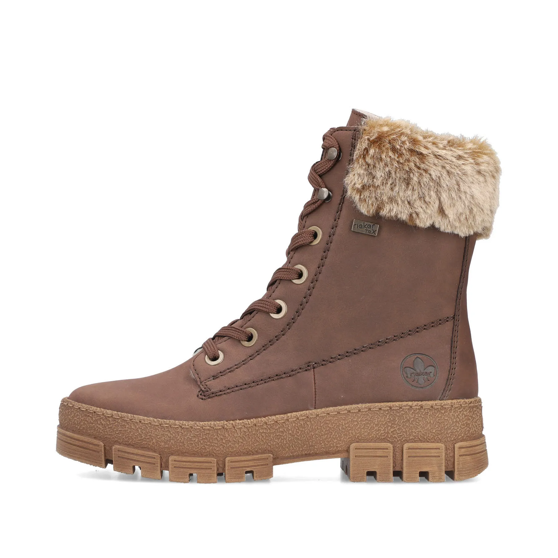 Rieker Damen Biker Boots braun