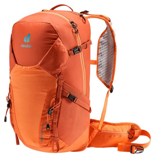 Deuter Speed Lite 23 SL Wanderrucksack mit Helmhalterung Ergonomisch Leicht Orange NEU