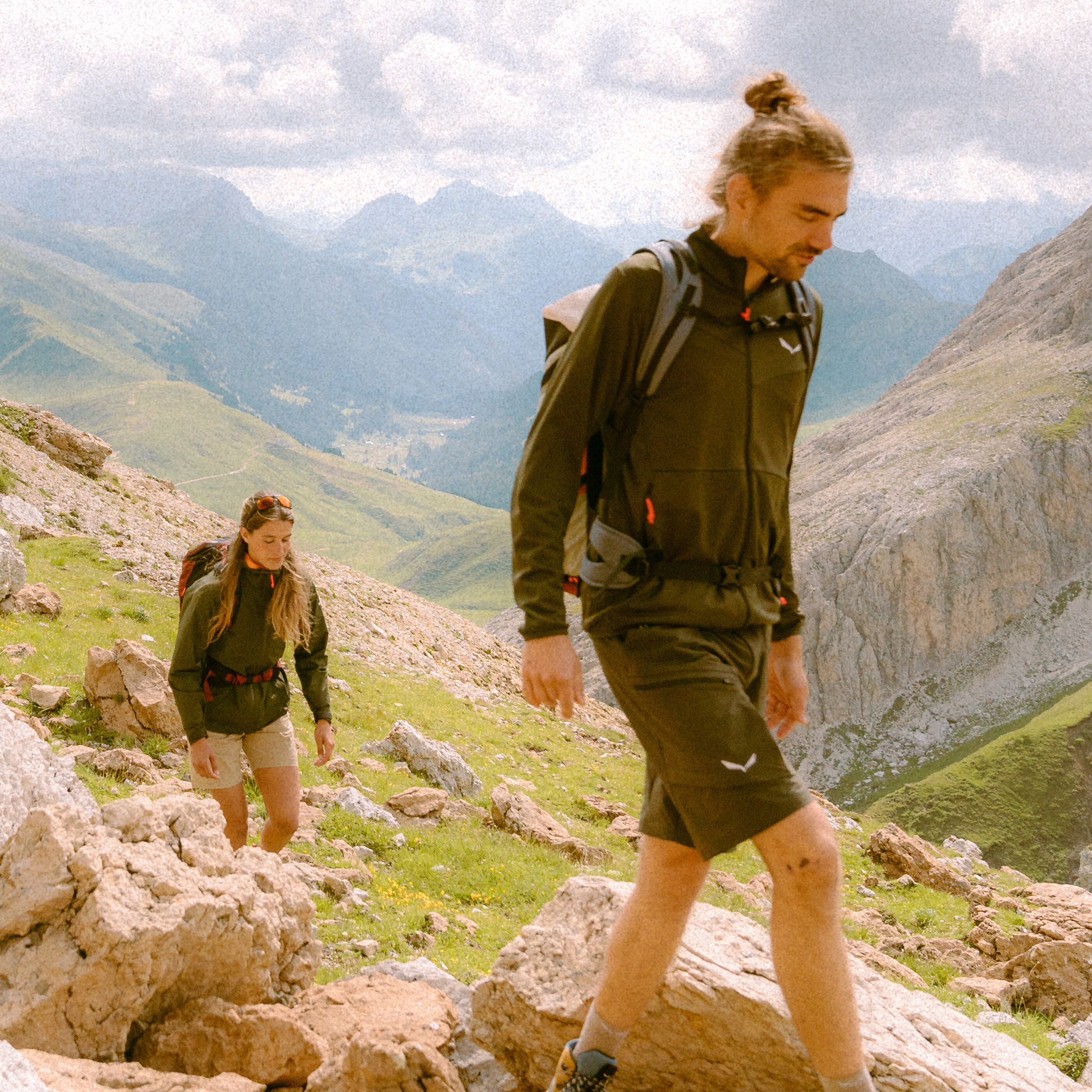 Salewa Puez Cammino Fleecejacke Herren grün