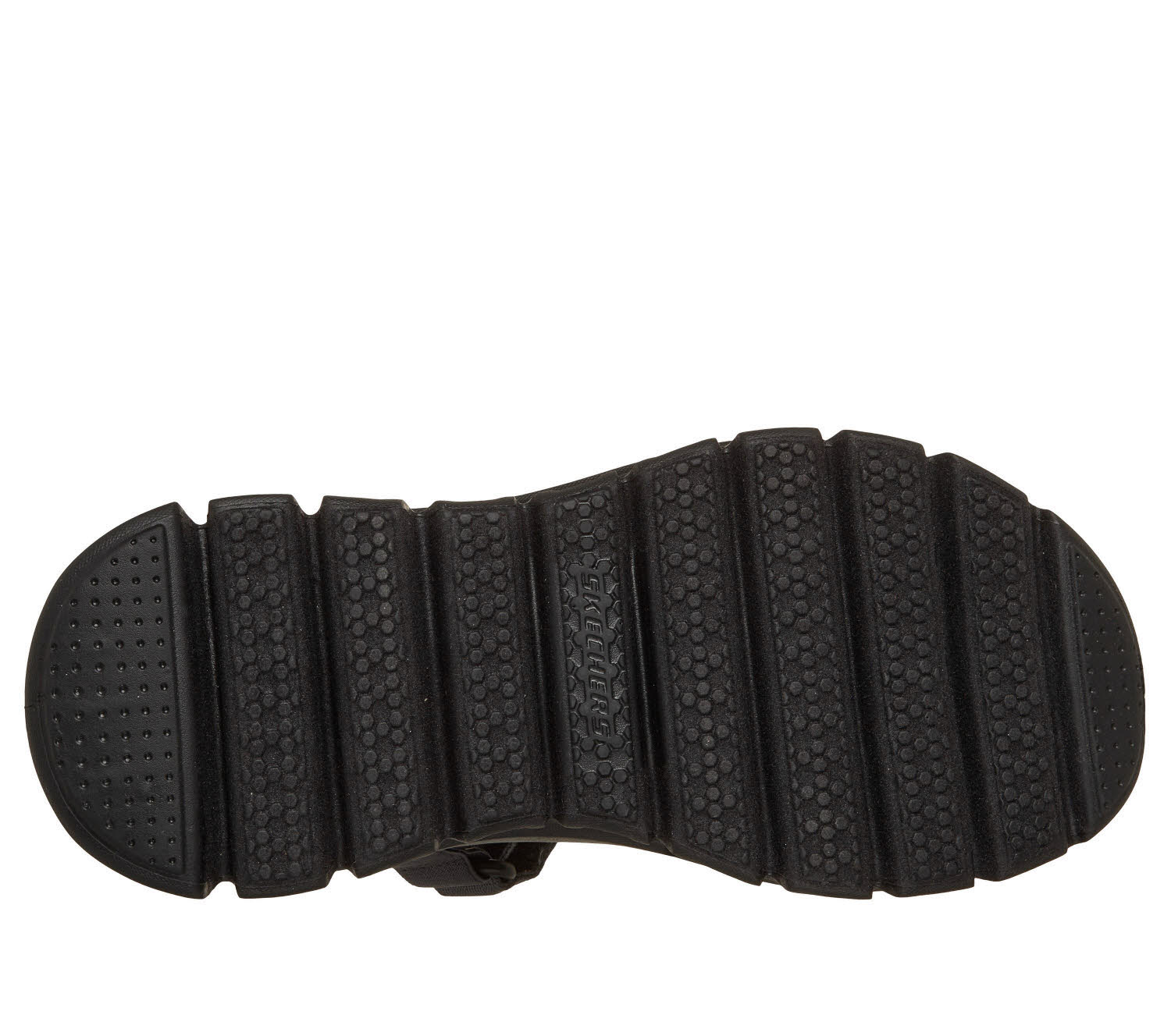 Skechers GLIDE STEP SANDAL - DOVAH Herren Sandalen schwarz