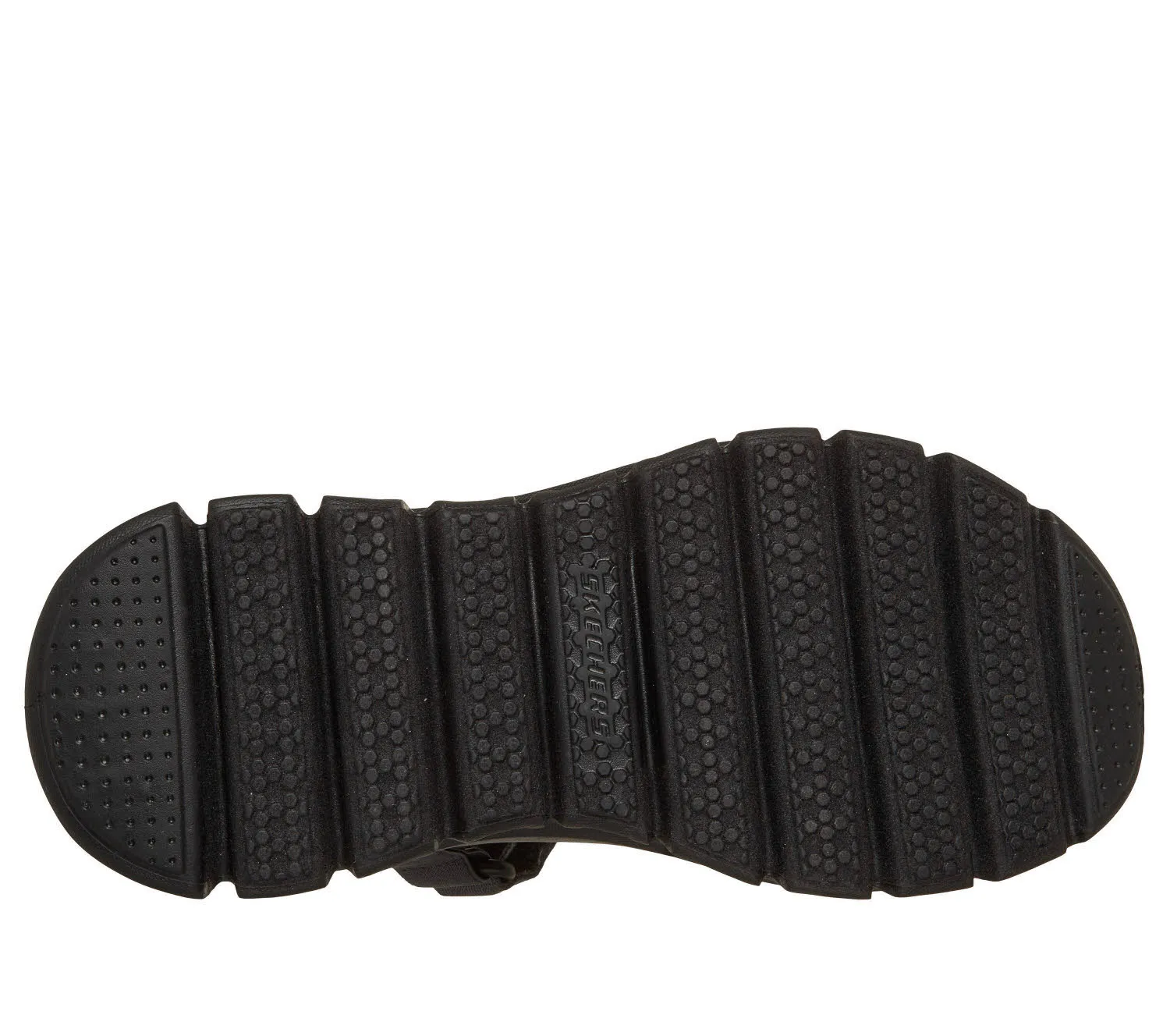 Skechers GLIDE STEP SANDAL - DOVAH Herren Sandalen schwarz