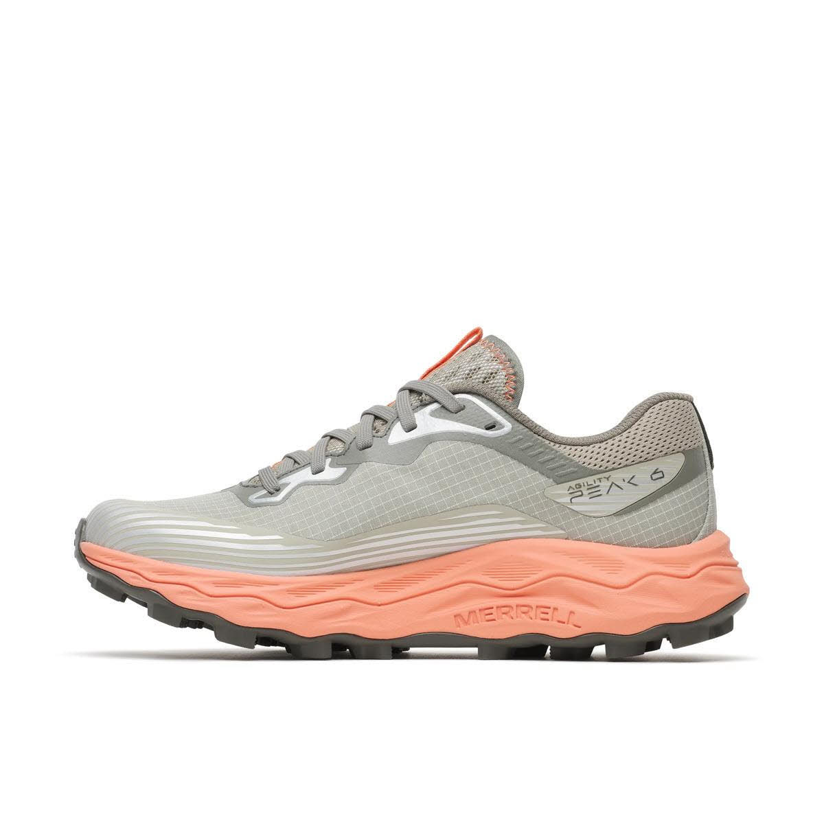 Merrell AGILITY PEAK 6 GTX Damen Laufschuhe Trailrunningschuhe grau/rosa