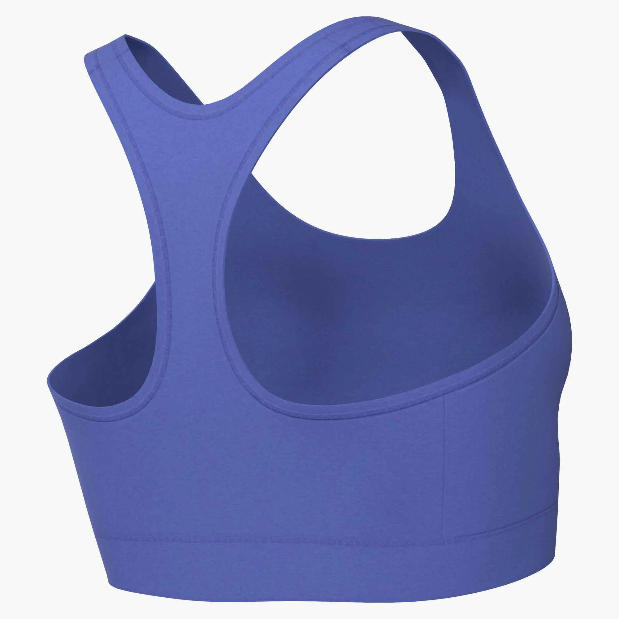 Nike Swoosh gepolsterterSport-BH mit mittlerem Halt blau