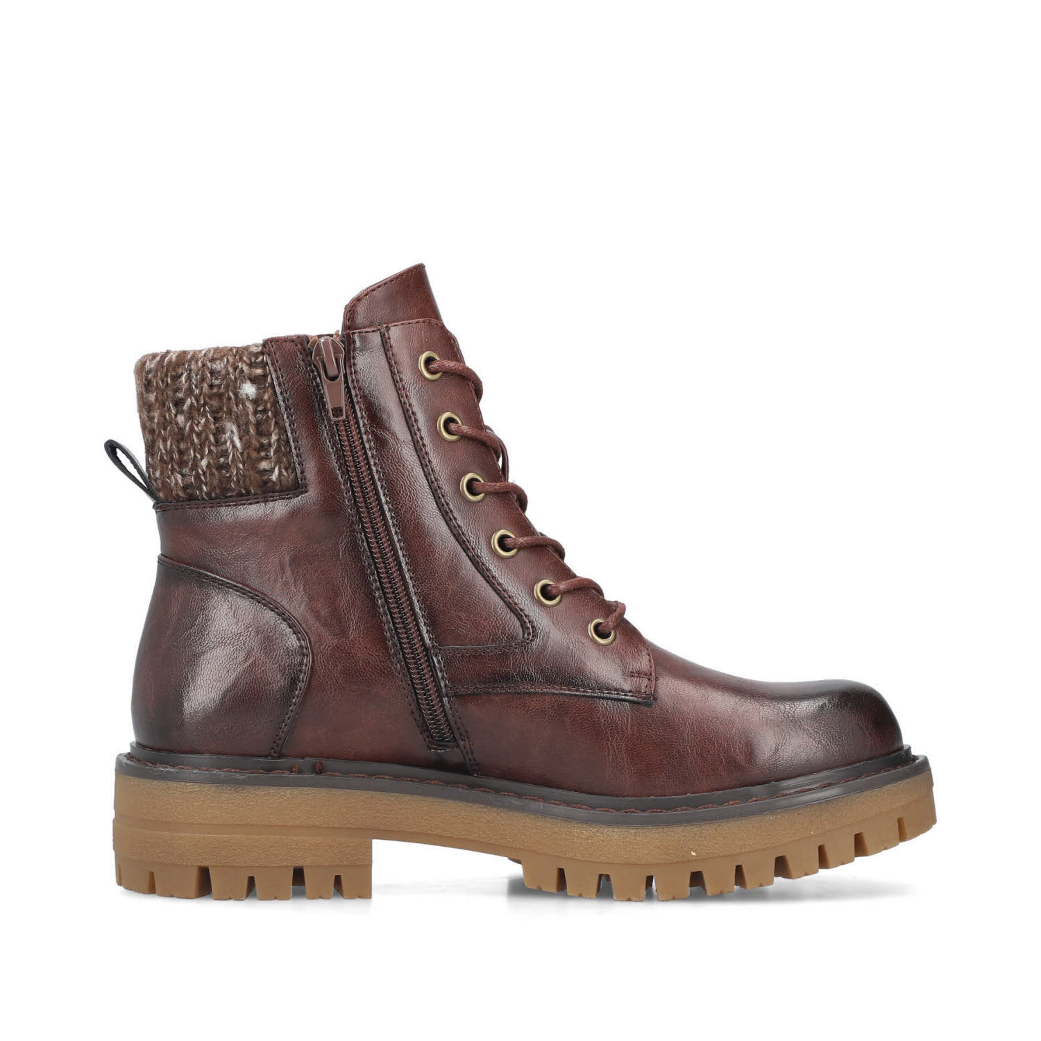 Rieker HWK Damen Stiefel Damen Modestiefel Winterstiefel dunkelbraun