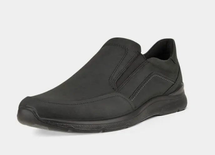 Ecco IRVING Herren Slipper aus Nubukleder schwarz