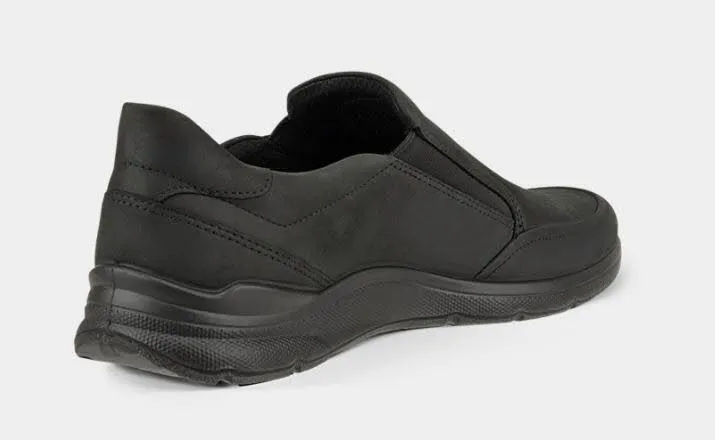 Ecco IRVING Herren Slipper aus Nubukleder schwarz