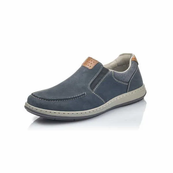 Rieker Slipper Herren Turnschuhe Halbschuhe Sneaker modisch elegant dunkelblau NEU