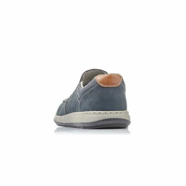 Rieker Slipper Herren Turnschuhe Halbschuhe Sneaker modisch elegant dunkelblau NEU