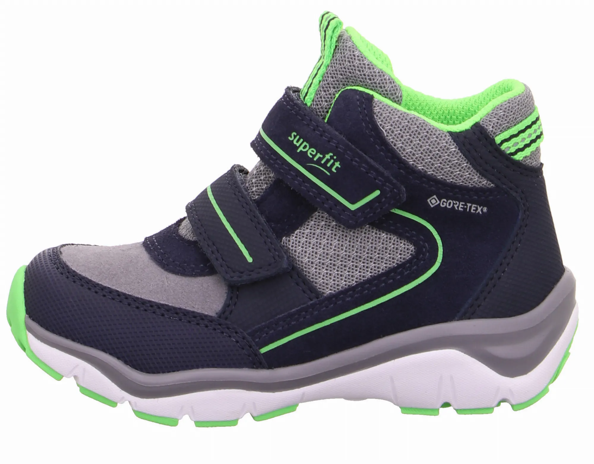 Superfit Sport5 Jungen Gore-Tex Halbschuh Klettverschluss Outdoor blau grün NEU