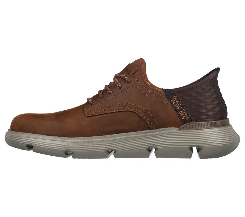 Skechers Garza - Gervin Slip-Ins Slipper Sneaker Herren braun