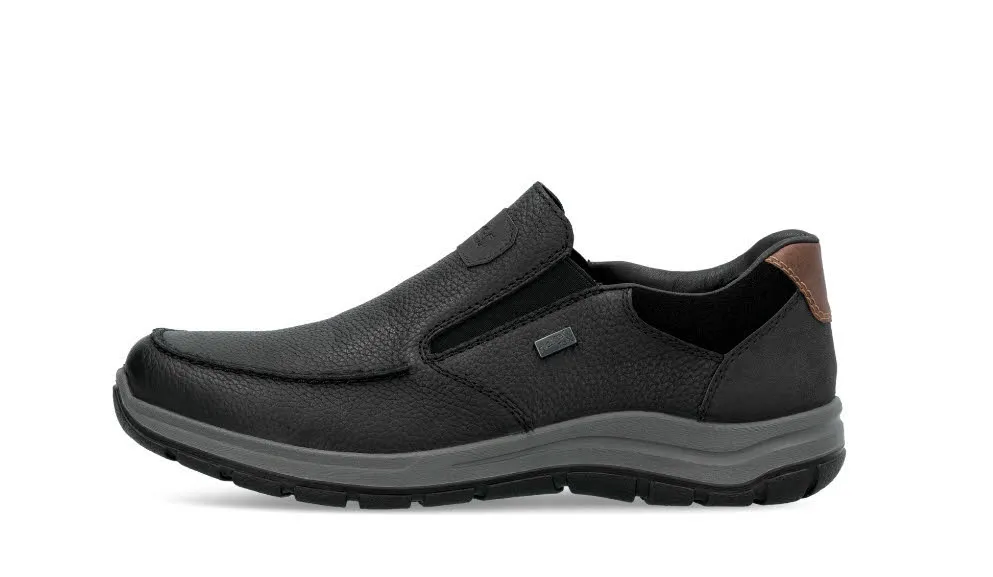 Rieker Herren Slipper Alltagsschuhe urbanschwarz