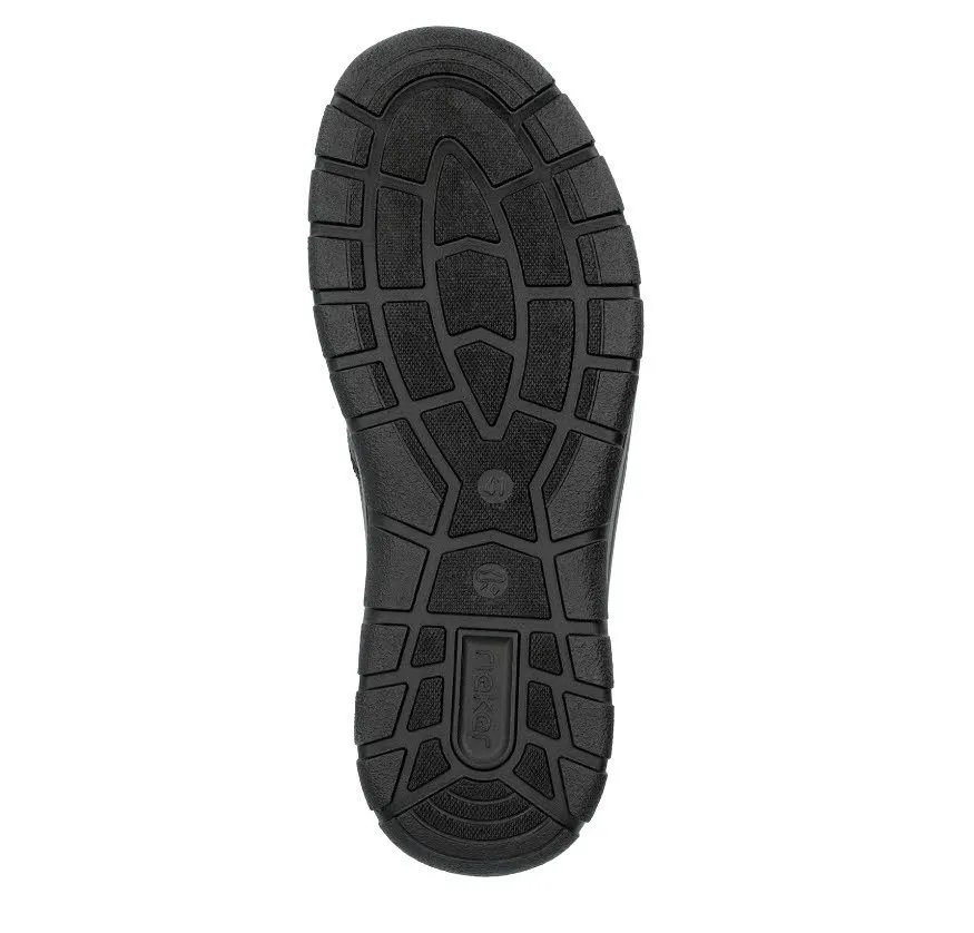Rieker Herren Slipper Alltagsschuhe urbanschwarz