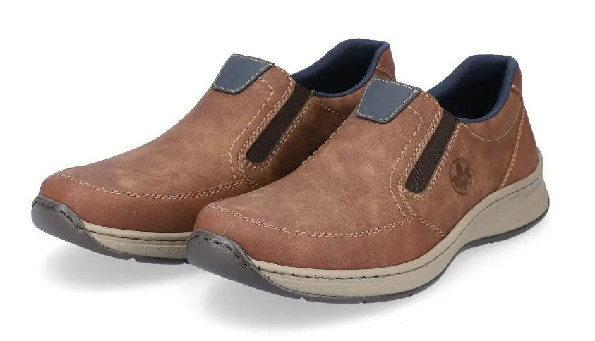 Rieker Herren Slipper Halbschuhe braun