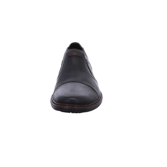Rieker Slipper Klassisch Elegant Modisch Herren schwarz