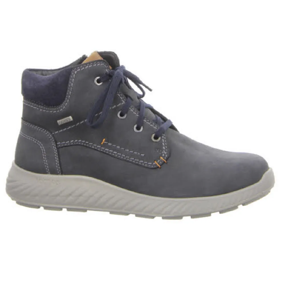 Jomos Stiefel Herren Reißverschluss warmfutter Tragekomfort blau NEU