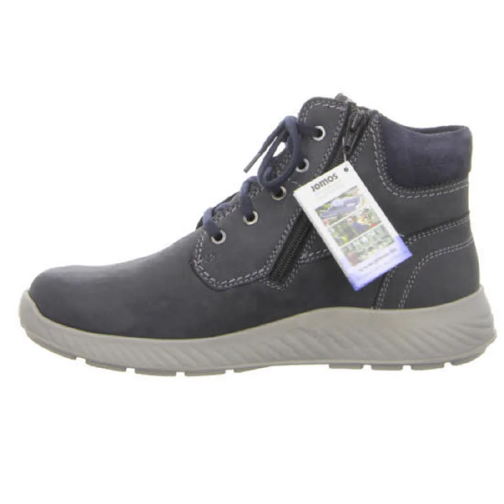 Jomos Stiefel Herren Reißverschluss warmfutter Tragekomfort blau NEU