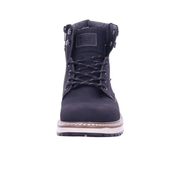 Rieker Herren Schnürstiefel Stiefelette Schnürer gefüttert schwarz