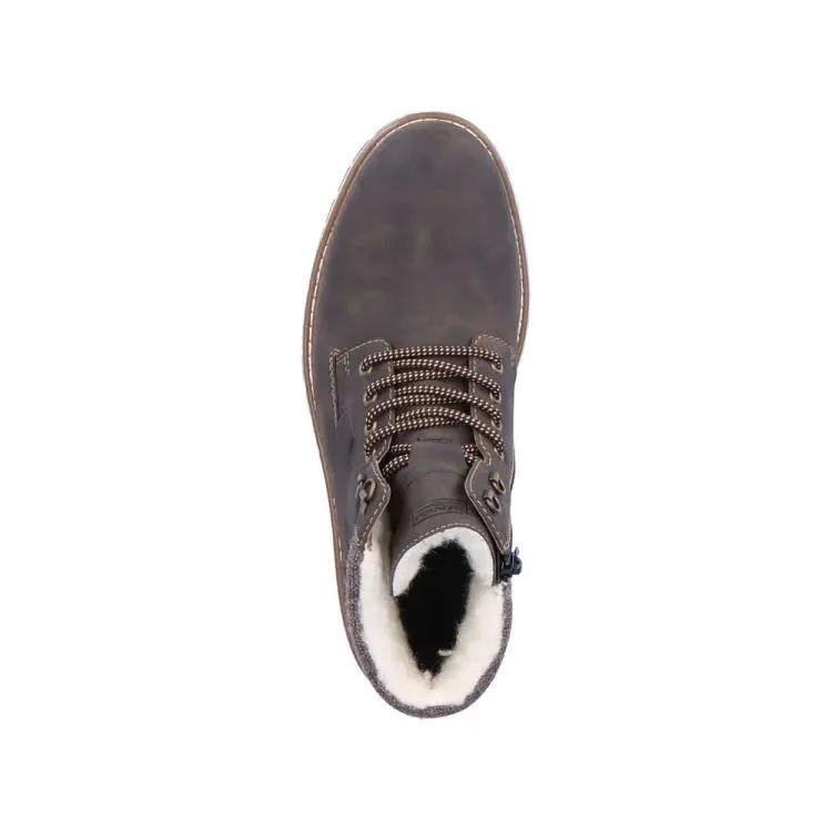 Rieker HWK Stiefel Herren Schnürstiefel Stiefelette braun