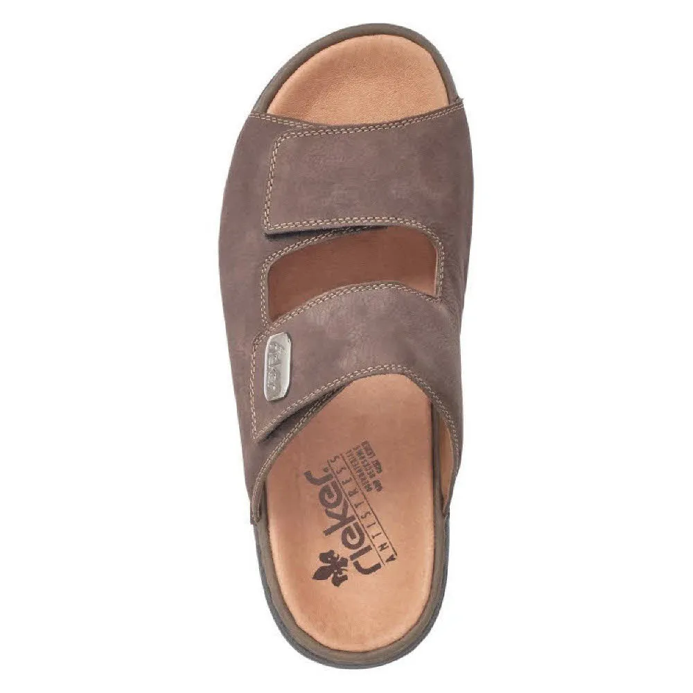 Rieker FSK Pantoletten Herren braun NEU