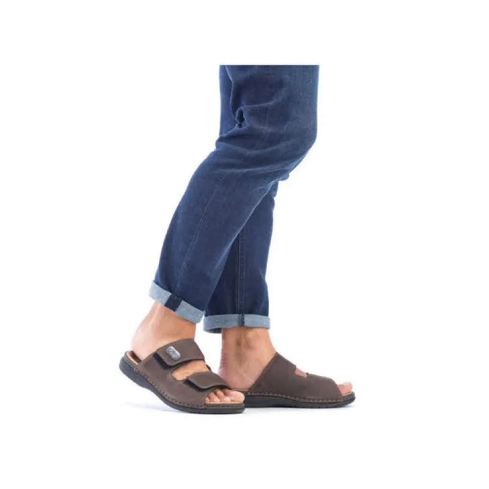 Rieker FSK Pantoletten Herren braun NEU