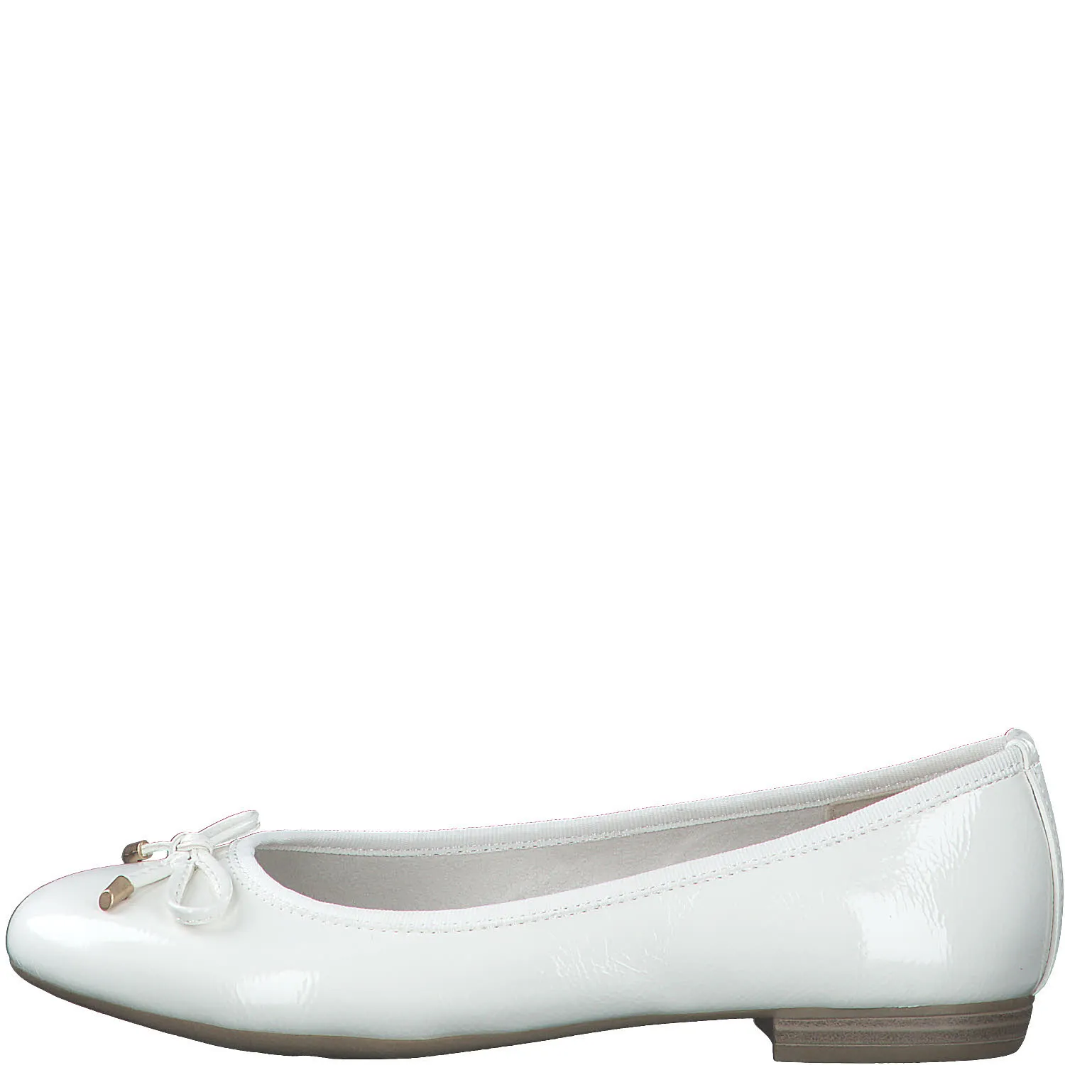 Marco Tozzi Damen Ballerina weiß