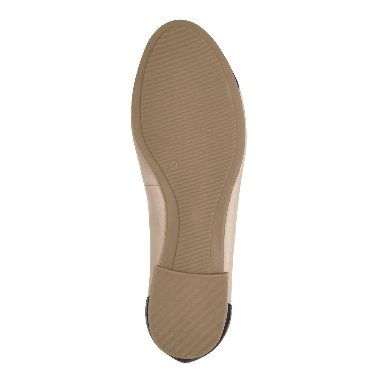 Tamaris Damen Ballerina Modeschuhe beige schwarz