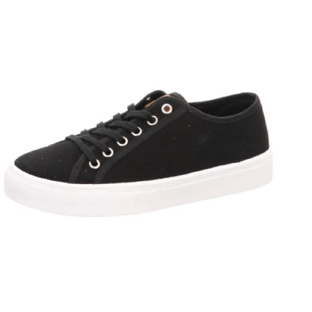 Natural Sense Sneaker Damen Schnürer sportive schwarz