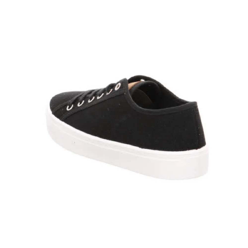 Natural Sense Sneaker Damen Schnürer sportive schwarz