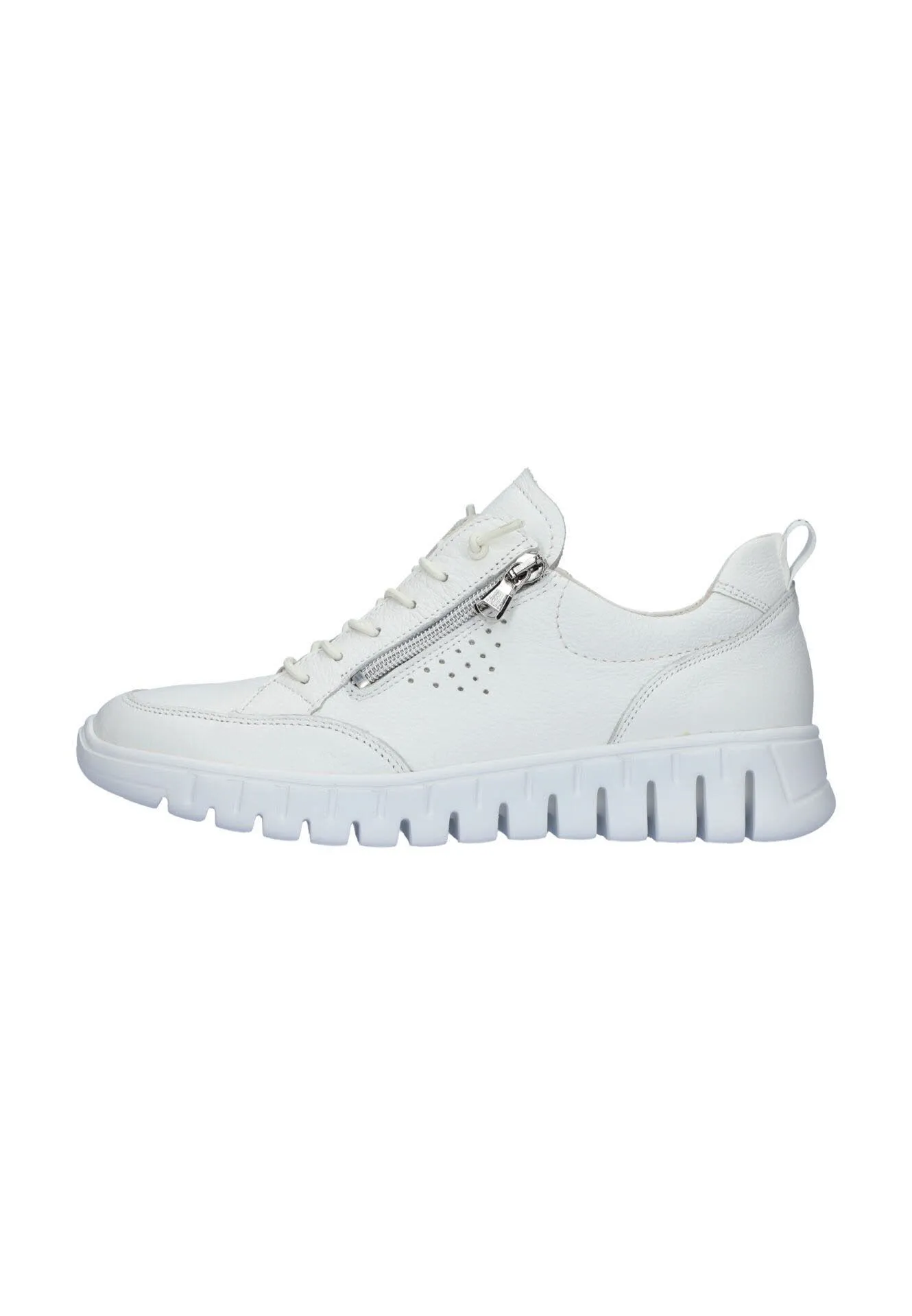 Waldläufer H-Birdy Halbschuhe Sneaker Schnürer Damen weiß